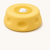 Comedero antiglotón para mascotas - color amarillo