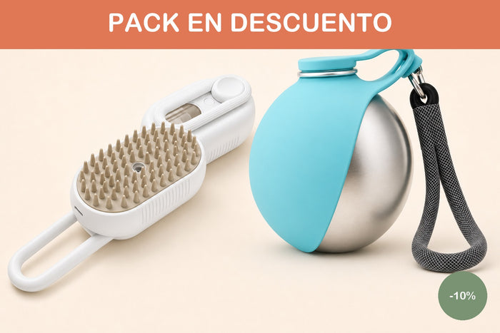 Pack en descuento - Cepillo y Bebedero
