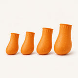 Zapatos impermeables para perro - color naranja
